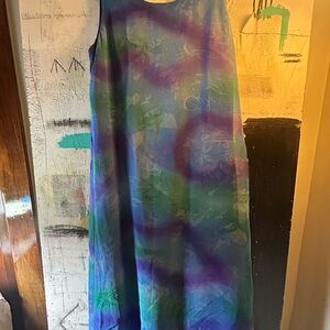 Colorful Sleeveless Maxi Dress